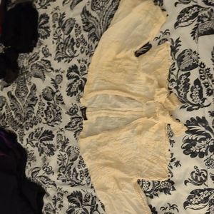 Boho Tie Front Embroidered Top